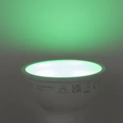 Smart GU10 50mm dimbare LED lamp opaal RGBW 4.7W 400 lm 2700-6500K