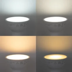 Smart GU10 50mm dimbare LED lamp opaal RGBW 4.7W 400 lm 2700-6500K