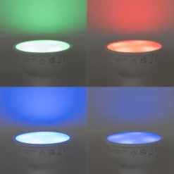 Smart GU10 50mm dimbare LED lamp opaal RGBW 4.7W 400 lm 2700-6500K