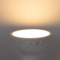 Smart GU10 50mm dimbare LED lamp opaal RGBW 4.7W 400 lm 2700-6500K