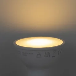 Smart GU10 50mm dimbare LED lamp opaal RGBW 4.7W 400 lm 2700-6500K