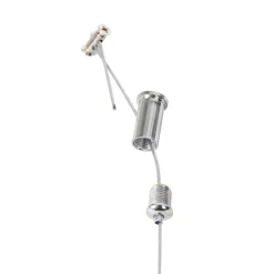 Smart hang railsysteem zwart 1-fase incl. 5 Wifi GU10 - Iconic Jeana