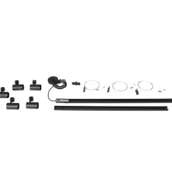 Smart hang railsysteem zwart 1-fase incl. 5 Wifi GU10 - Iconic Jeana