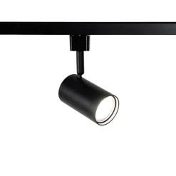 Smart hang railsysteem zwart 1-fase incl. 5 Wifi GU10 - Iconic Jeana