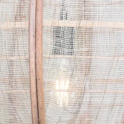 Smart hanglamp bruin 58 cm incl. Wifi G95 - Pascal