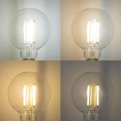 Smart hanglamp bruin 58 cm incl. Wifi G95 - Pascal