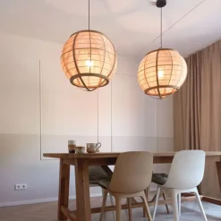 Smart hanglamp bruin 58 cm incl. Wifi G95 - Pascal