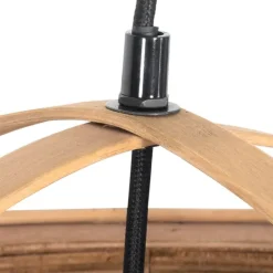 Smart hanglamp bruin 50 cm incl. Wifi G95 - Pascal