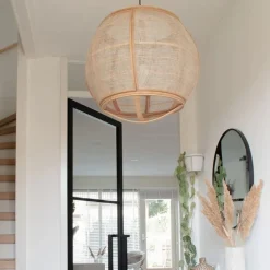 Smart hanglamp bruin 50 cm incl. Wifi G95 - Pascal