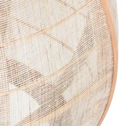 Smart hanglamp bruin 50 cm incl. Wifi G95 - Pascal