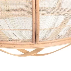 Smart hanglamp bruin 50 cm incl. Wifi G95 - Pascal