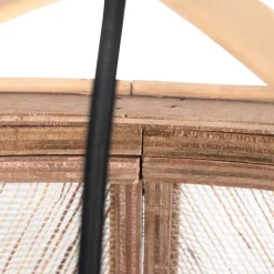 Smart hanglamp bruin 50 cm incl. Wifi G95 - Pascal