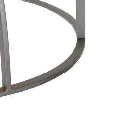 Smart hanglamp donkergrijs met hout 47 cm incl. Wifi G95 - Arthur