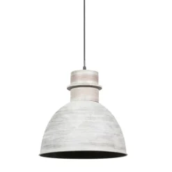 Smart hanglamp grijs 30 cm incl. wifi A60 lichtbron - Dory