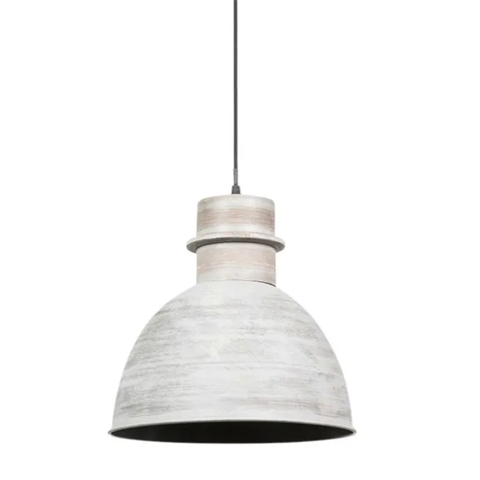 Smart hanglamp grijs 30 cm incl. wifi A60 lichtbron - Dory