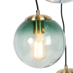 Smart hanglamp messing 7-lichts incl. Wifi ST64 - Pallon