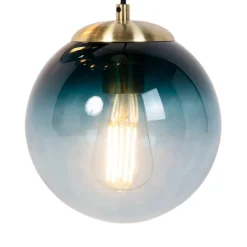 Smart hanglamp messing 7-lichts incl. Wifi ST64 - Pallon