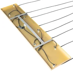 Smart Hanglamp messing met blauw en groen glas 8-lichts incl. 8 Wifi G95 - Sandra