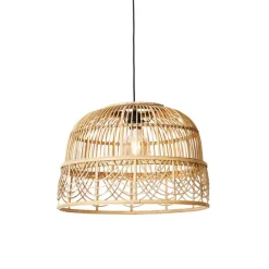 Smart hanglamp rotan 49 cm incl. Wifi G95 - Michelle