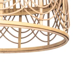 Smart hanglamp rotan 44 cm incl. Wifi G95 - Michelle