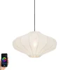 Smart hanglamp wit 50cm incl. Wifi ST64 - Plu