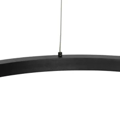 Smart hanglamp zwart 60 cm incl. LED en RGBW- Girello