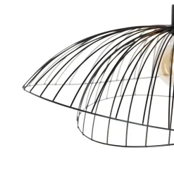 Smart hanglamp zwart 66 cm incl. Wifi G95 - Pua