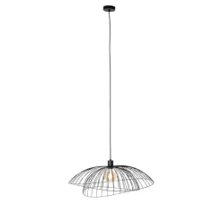 Smart hanglamp zwart 66 cm incl. Wifi G95 - Pua
