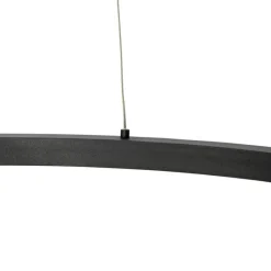 Smart hanglamp zwart 80 cm incl. LED en RGBW - Girello