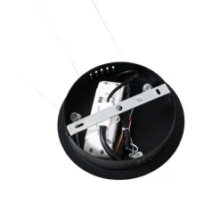 Smart hanglamp zwart 80 cm incl. LED en RGBW - Girello