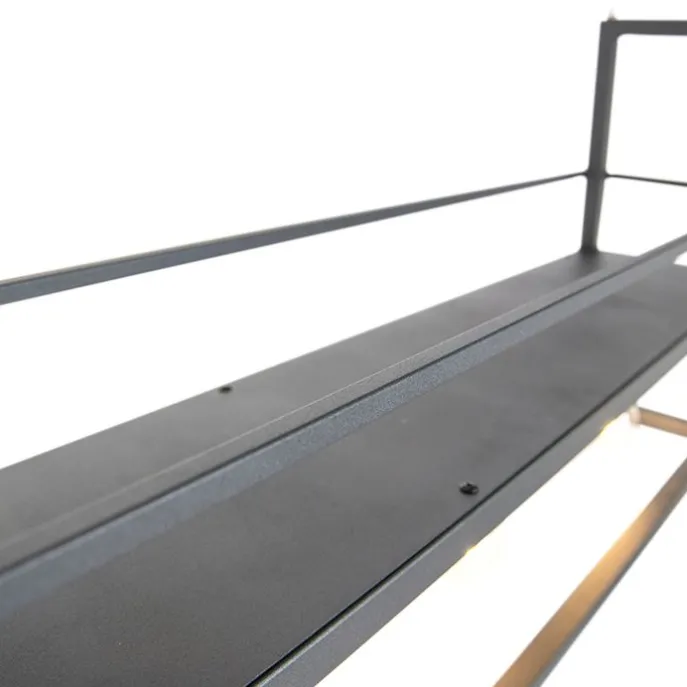 Smart hanglamp zwart incl. WiFi A60 - Cage Rack