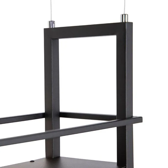 Smart hanglamp zwart incl. WiFi A60 - Cage Rack