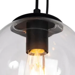 Smart hanglamp zwart 7-lichts incl. Wifi ST64 - Pallon