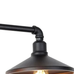 Smart hanglamp zwart 4-lichts incl. Wifi ST64 - Laser