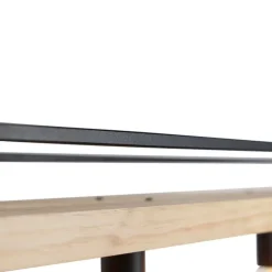 Smart hanglamp zwart met hout 4-lichts incl. Wifi G95 - Shelf