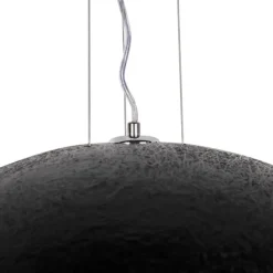 Smart hanglamp zwart met goud 70 cm incl. Wifi A60 - Magna