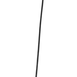 Smart hanglamp zwart met goud en smoke glas incl. Wifi A60 - Zuzanna