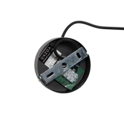 Smart hanglamp zwart met smoke glas 30 cm incl. Wifi ST64 - Pallon