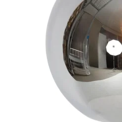 Smart hanglamp zwart met smoke glas incl. 3 Wifi A60 - Wallace