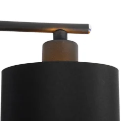 Smart hanglamp zwart verstelbaar incl. 6 Wifi B35 - Lofty