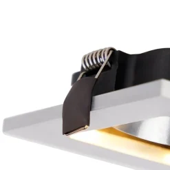 Smart inbouwspot aluminium incl. WiFi GU10 kantelbaar - Qure