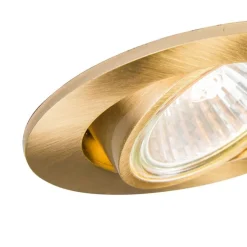 Smart inbouwspot goud kantelbaar incl. Wifi GU10 - Cisco