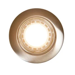 Smart inbouwspot staal incl. WiFi GU10 kantelbaar - Edu