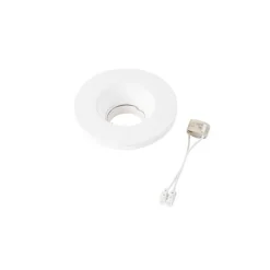 Smart Inbouwspot wit 13 cm rond incl. Wifi GU10 50mm - Gypsy