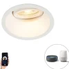 Smart inbouwspot wit incl. WiFi GU10 verstelbaar - Alloy