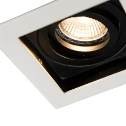 Smart inbouwspot wit incl. WiFi GU10 verstelbaar - Carree