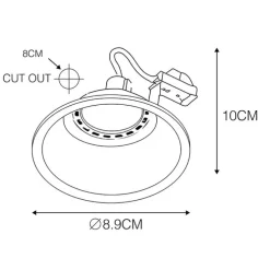 Smart inbouwspot wit incl. WiFi GU10 - Dept