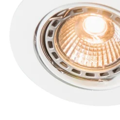 Smart inbouwspot wit kantelbaar incl. Wifi GU10 - Edu