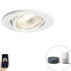 Smart inbouwspot wit kantelbaar incl. wifi GU10 - Cisco