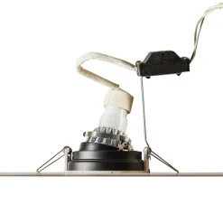 Smart inbouwspot wit met staal incl. Wifi GU10 - Rondoo